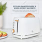 Swan Fjord White 2 Slice Toaster SFT2W