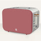 Swan Nordic Fuchsia Rose 2 Slice Toaster SNT2FR