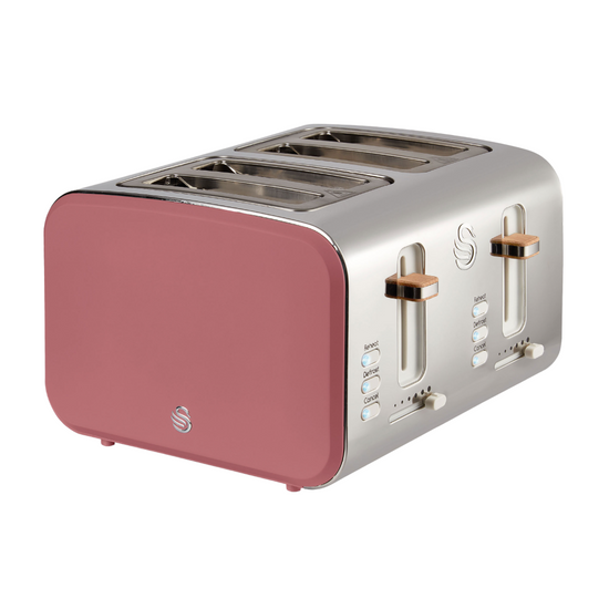 Swan Nordic Fuchsia Rose 4 Slice Toaster SNT4FR