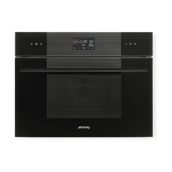 Smeg 45cm Black Microwave Oven SO4102M1B3