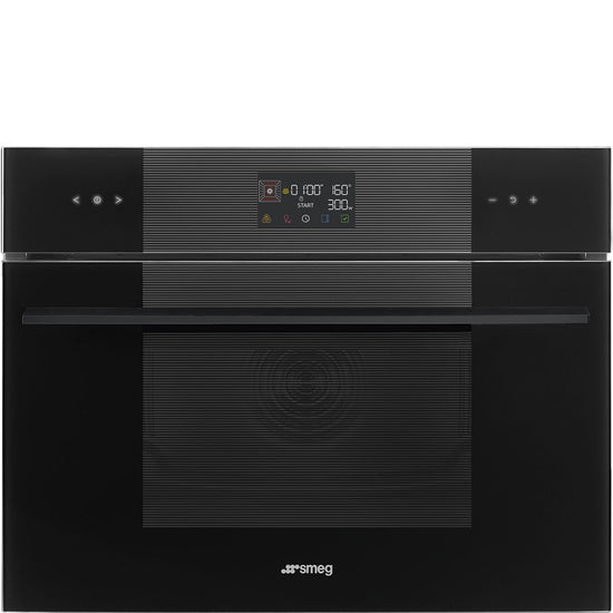 Smeg 45cm Black Microwave Oven SO4102M1B3