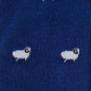 Swole Panda Navy Sheep Bamboo Socks 3 Pairs 4-7