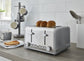 Swan Retro Grey 4 Slice Toaster SRT4G