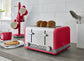 Swan Retro Red 4 Slice Toaster SRT4R