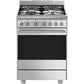 Smeg 60cmx60cm Stainless Steel Cooker With Gas Hob SSA60MX2
