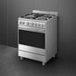 Smeg 60cmx60cm Stainless Steel Cooker With Gas Hob SSA60MX2