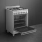 Smeg 60cmx60cm Stainless Steel Cooker With Gas Hob SSA60MX2