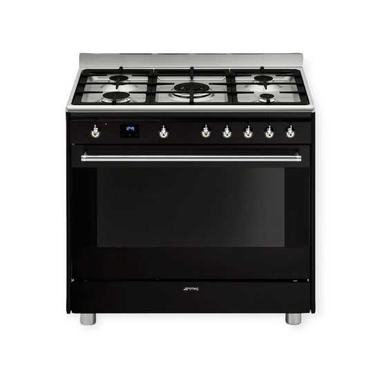 Smeg 90cm Cooker with Gas Hob SSA91MABL2