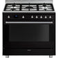 Smeg 90cm Cooker with Gas Hob SSA91MABL2
