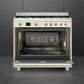 Smeg 90cm Cream Cooker With Gas Hob SSA91MAP2