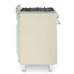 Smeg 90cm Cream Cooker With Gas Hob SSA91MAP2