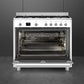 Smeg 90cm White Cooker With Gas Hob SSA91MAWH2