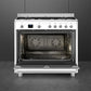 Smeg 90cm White Cooker With Gas Hob SSA91MAWH2