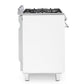 Smeg 90cm White Cooker With Gas Hob SSA91MAWH2