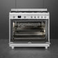 Smeg 90cm Stainless Steel Cooker With Gas Hob SSA91MAX2
