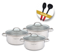 Snappy Chef 6pc Budget Cookware Set SSCS005