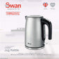 Swan Townhouse Stainless Steel Silver 1,7 Litre Jug Kettle STH17S