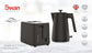 Swan Wave 1,7 Litre Cordless Kettle and 2 Slice Toaster Breakfast Pack Black SWP2B