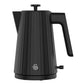 Swan Wave 1,7 Litre Cordless Kettle and 2 Slice Toaster Breakfast Pack Black SWP2B