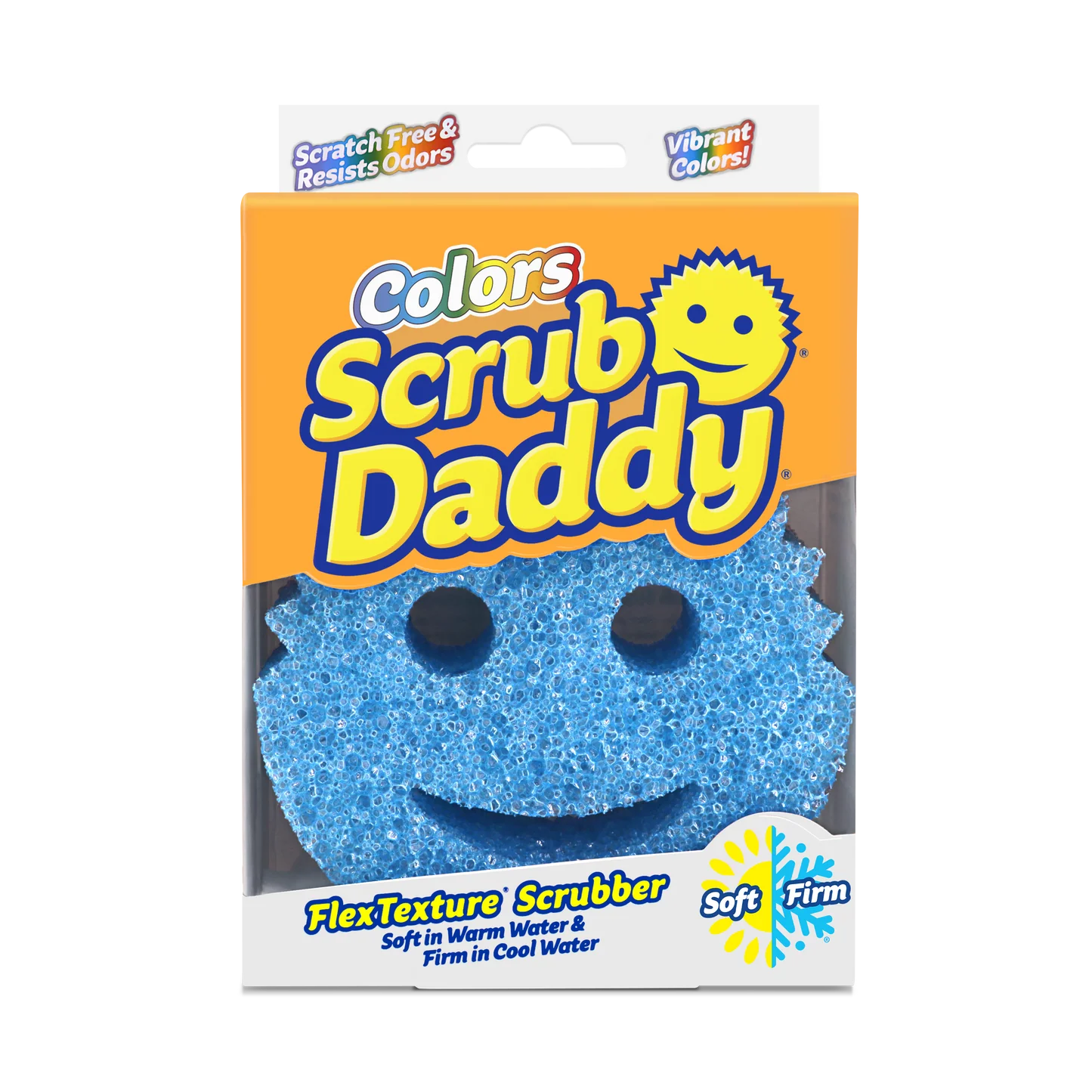 Scrub Daddy Colors blue scrubbing sponge