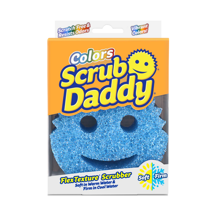Scrub Daddy Colors blue scrubbing sponge
