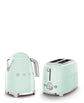 Smeg Retro 1.7l Kettle & 2 Slice Toaster Pastel Green Combo KLF03PGSA + TSF01PGSA
