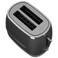 Beko Black & Chrome Cosmopolis Dome Kettle & 2 Slice Toaster Set