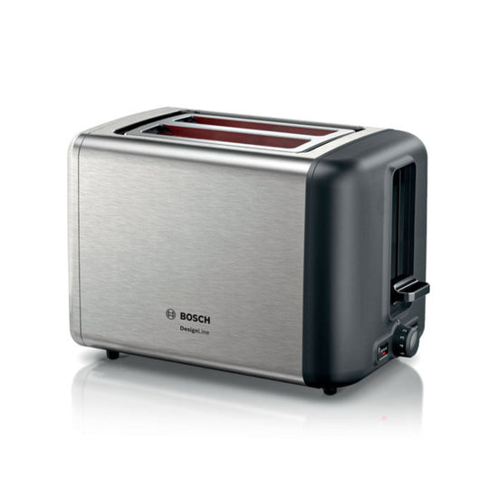 Bosch DesignLine Stainless Steel 2-Slice Toaster TAT3P420