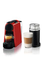 Nespresso Essenza Bundle 1450w Mini Automatic Espresso Machine With Aeroccino Milk Frother - Ruby Red 90009475