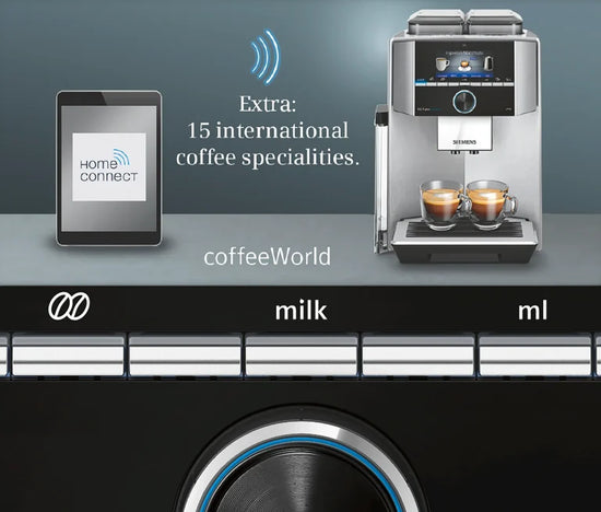 Siemens Fully Automatic Coffee Machine EQ.9 Plus Connect S500 Black TI9553X9RW