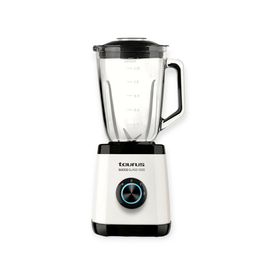 Taurus Succo Glass Jug Blender 1.5 Litre White 912454