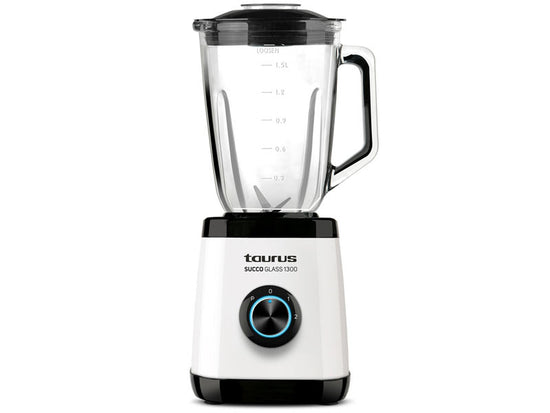 Taurus Succo Glass Jug Blender 1.5 Litre White 912454