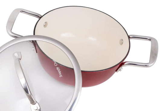 Snappy Chef 20cm Superlight Casserole, Red CICA020
