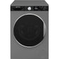 Smeg 10kg Silver Dark Inox Washing Machine Autodose + Steam + Aquajet - WM3T04XSA