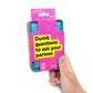 Big Potato Games - Dumb Questions To Ask Your Partner - Travel Size Card Game - 2 Players