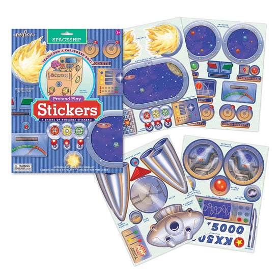 eeBoo - Spaceship Pretend Play Stickers