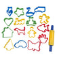 Greenbean - Large Cookie Cutter & Rolling Pin Set - 17pcs