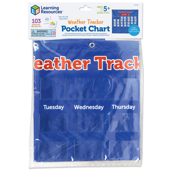 Learning Resources - Weather Tracker Pocket Chart