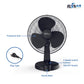 Alva 40cm Plastic Desk Fan (Black) ACS209B