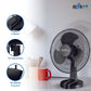 Alva 40cm Plastic Desk Fan (Black) ACS209B