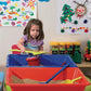 EDX Education - Sand & Water Sensory Trays - 4 Pieces (Blue, Red, Green, Yellow)