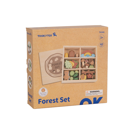 TookyToy - My Little Forest - Wooden Sorting Play Box