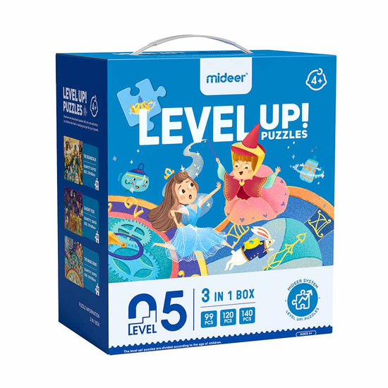Mideer - Level Up Puzzles - 3-in-1 - Level 5 Fairy Tale World