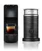 Nespresso Essenza Mini Coffee Machine with Aeroccino Milk Frother Bundle Black - 90009465