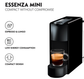 Nespresso Essenza Mini Coffee Machine with Aeroccino Milk Frother Bundle Black - 90009465