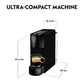 Nespresso Essenza Mini Coffee Machine with Aeroccino Milk Frother Bundle Black - 90009465