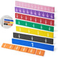 EDX Education - Fraction Tiles - Printed 1 to 12ths - Demo - Magnetic & Foam - 51pcs