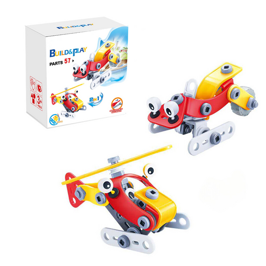 Cogo - Build and Play - Vehicle Construction Set with Tools - 56 Pieces