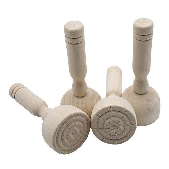 Anthony Peters - Wooden Clay, Dough & Paint Stampers - 4pcs