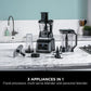 Ninja Black 3-in-1 Food Processor With 5 Programs BN800EU